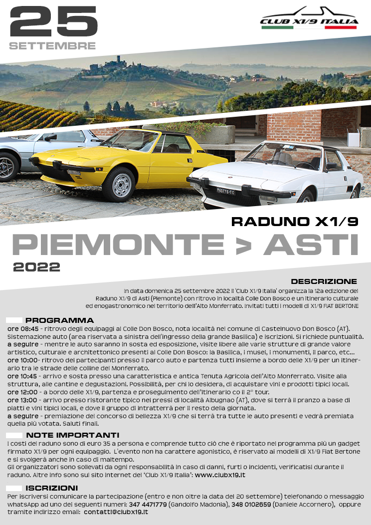 Raduno X1/9